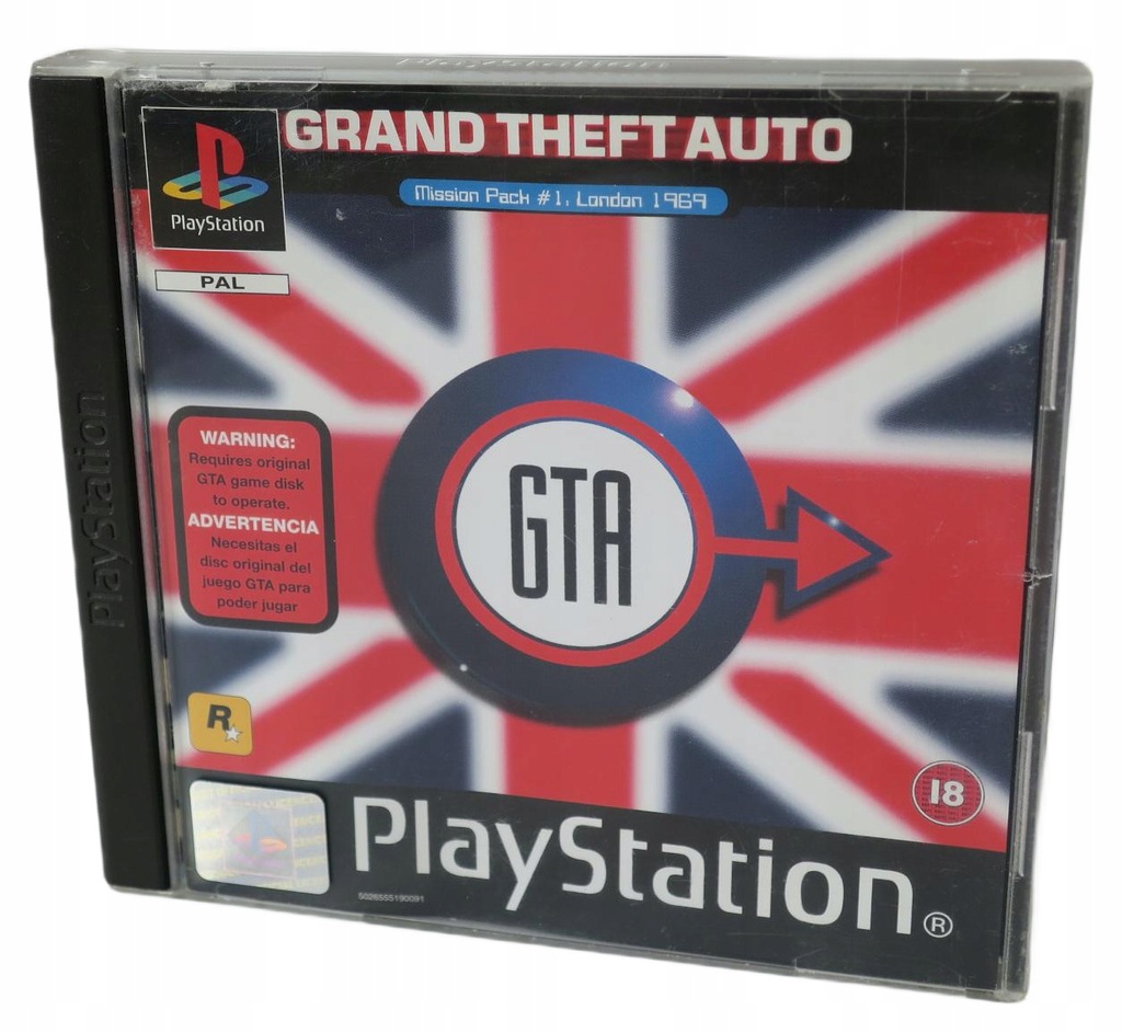 PS1 GRAND THEFT AUTO LONDON GTA PLAYSTATION 1 PSX