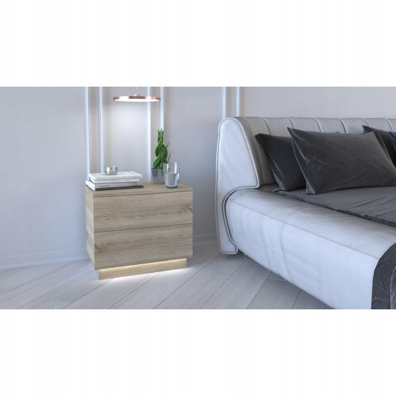 S2 SELA STOLIK NOCNY 2 SZUFLADY SONOMA