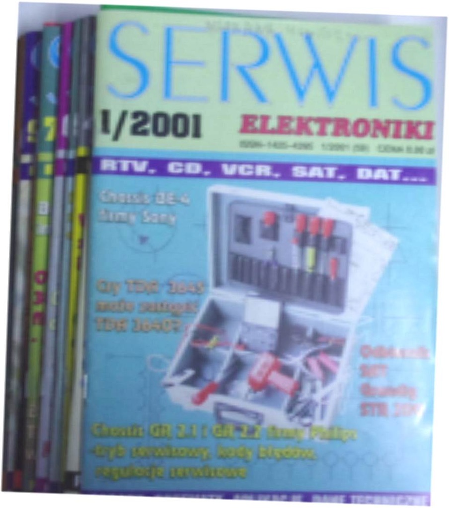 Serwis elektroniki nr 1,2,4-12 z 2001 roku