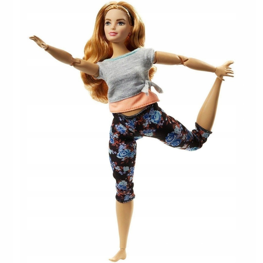 Lalka Barbie MATTEL Barbie Kwieciste leginsy Made