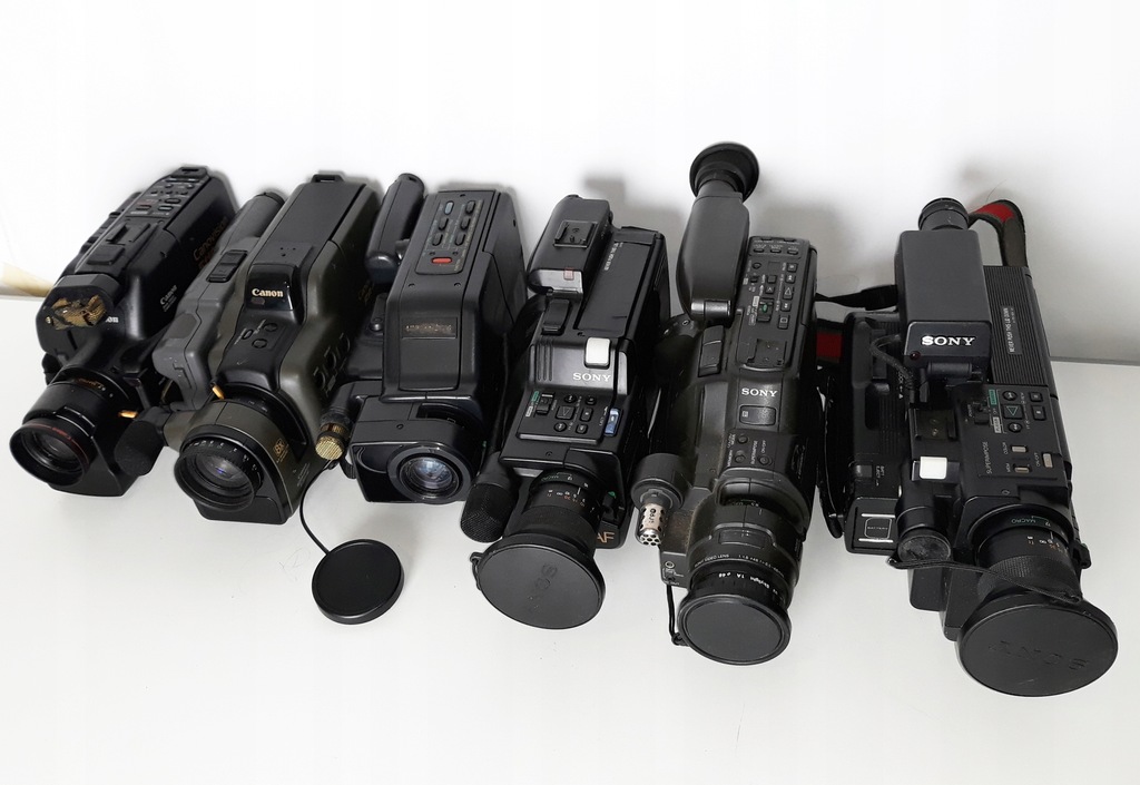 Kamery VIDEO8 - Sony Canon inna 6 sztuk