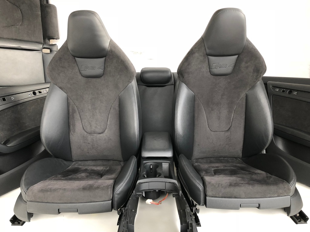 Fotele sportowe skóra alcantara AUDI RS4 B8