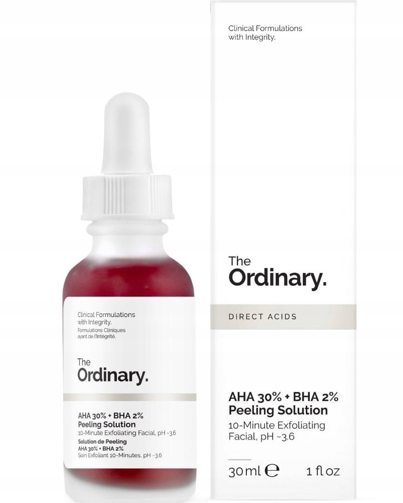 The Ordinary AHA 30% + BHA 2% Peeling Solution