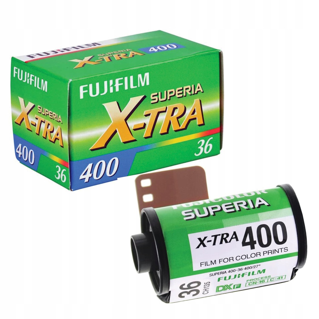 Fujifilm Superia X-tra 400 35mm/36 negatyw klisza