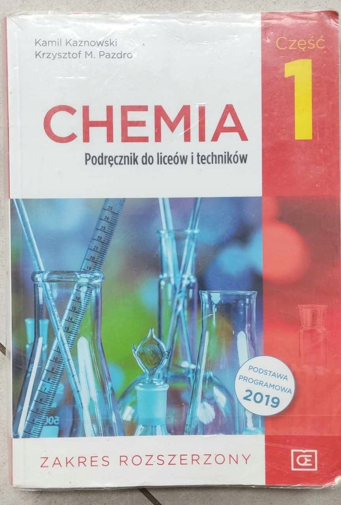 Chemia 1 Podręcznik Z Rozszerzony Kaznowski Pazdro