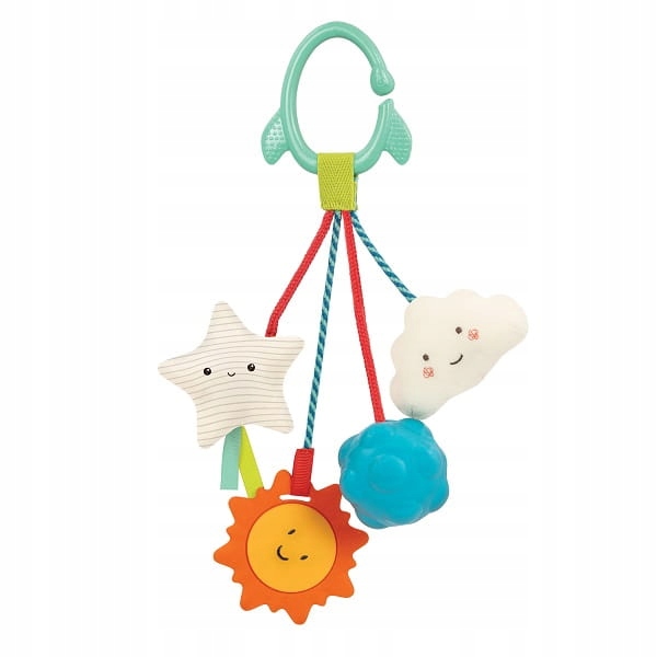 B.Toys Galaxy Sensory Rattle - „kosmiczny” gryzak