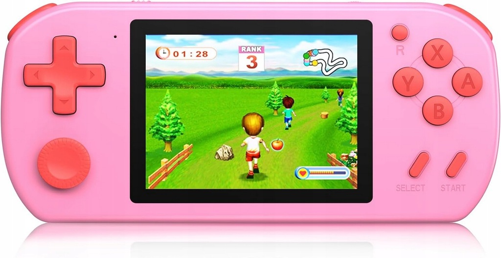 KONSOLA PRZENOŚNA GIERKA duży ekran 268 klasycznych gier wideo