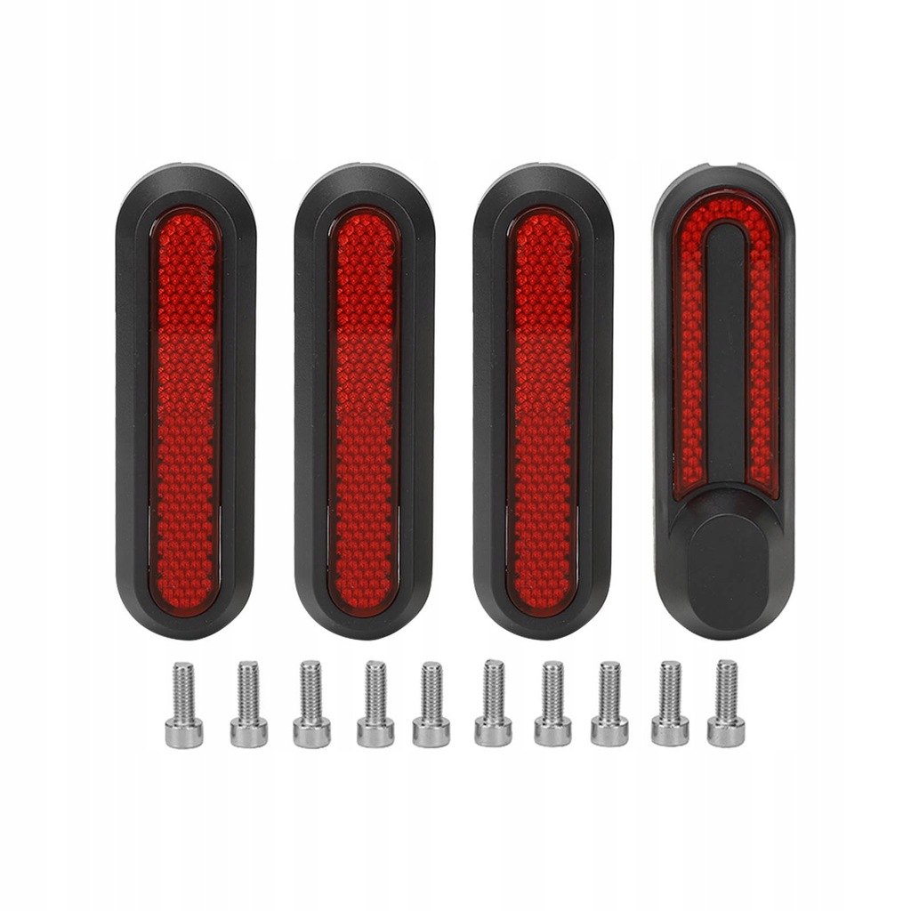 4 szt. Odblaskowe naklejki na hulajnogę do skutera elektrycznego Xiaomi