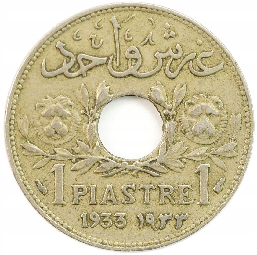 Liban 1 piastre piastr 1933 rok