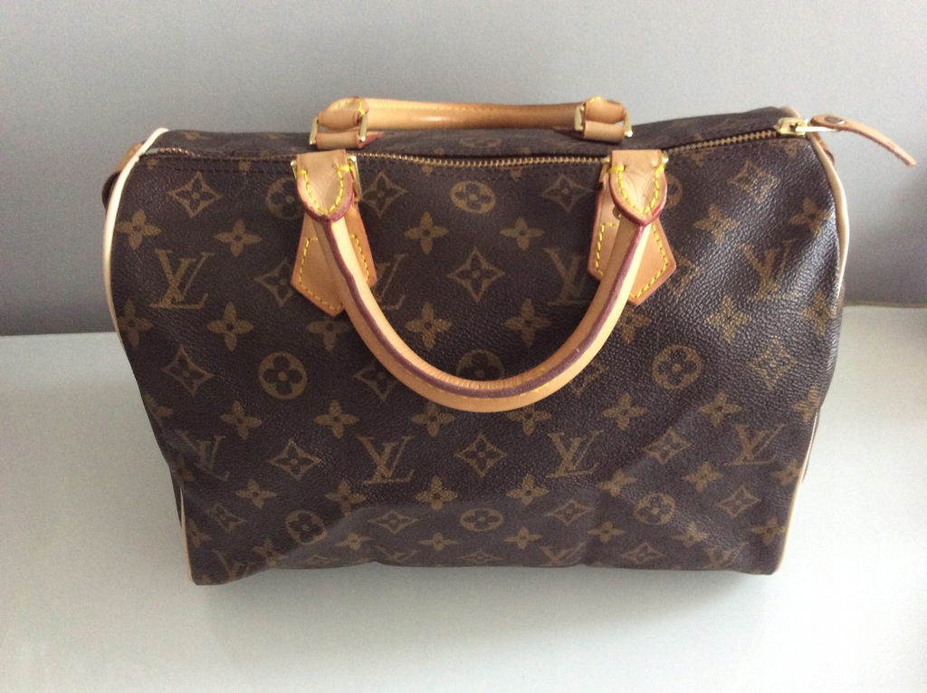 Louis Vuitton Speedy 35 Oryginalna torebka kuferek vintage Chorzów