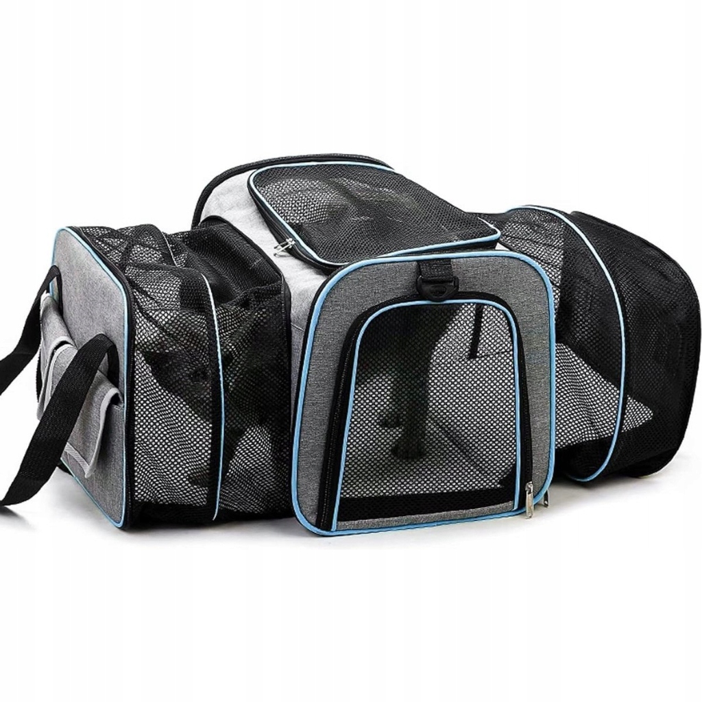 Expandable pet carrier bag, KS-1988, size M