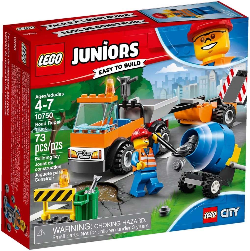 LEGO CITY JUNIORS 10750 BETONIARKA WYWROTKA sklep