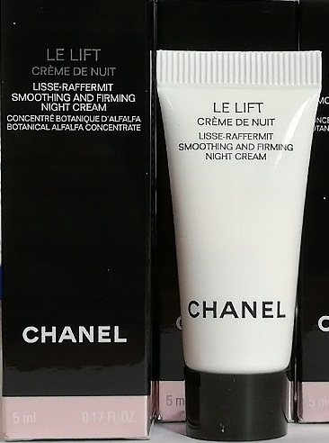 CHANEL SMOOTHING AND FIRMING NIGHT CREAM 5 ml. - 10080161170 - oficjalne  archiwum Allegro