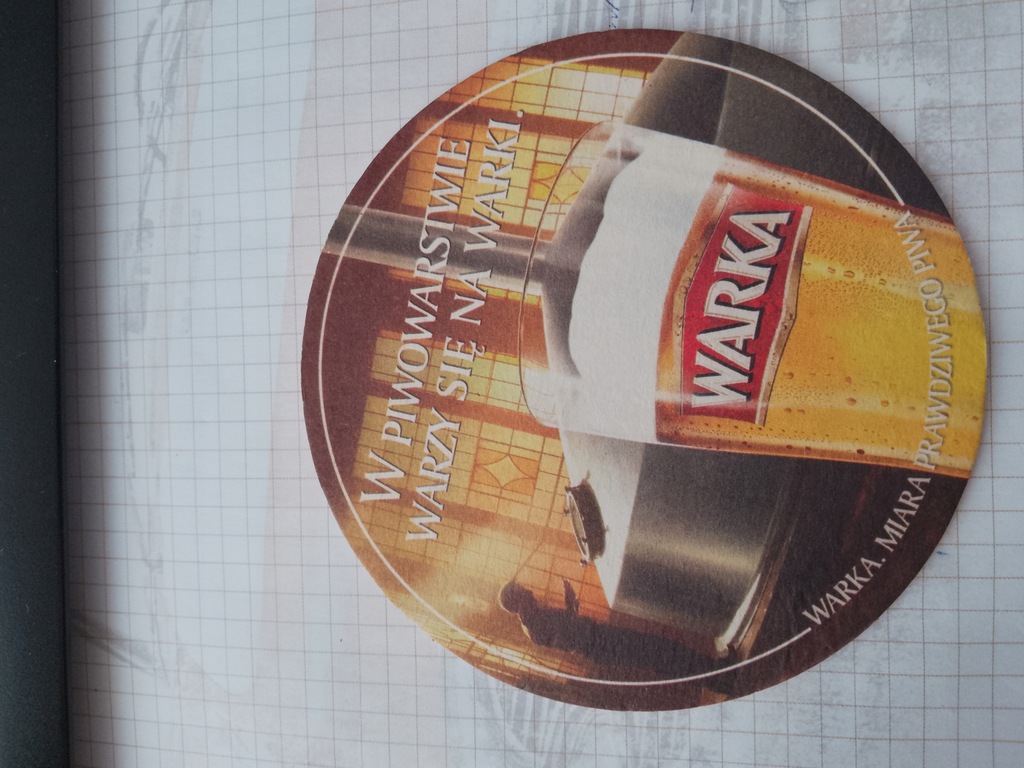 Podstawka pod piwo Warka