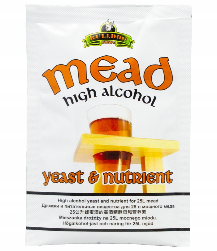 Drożdże miodowe Bulldog Mead Yeast & Nutrient 28g