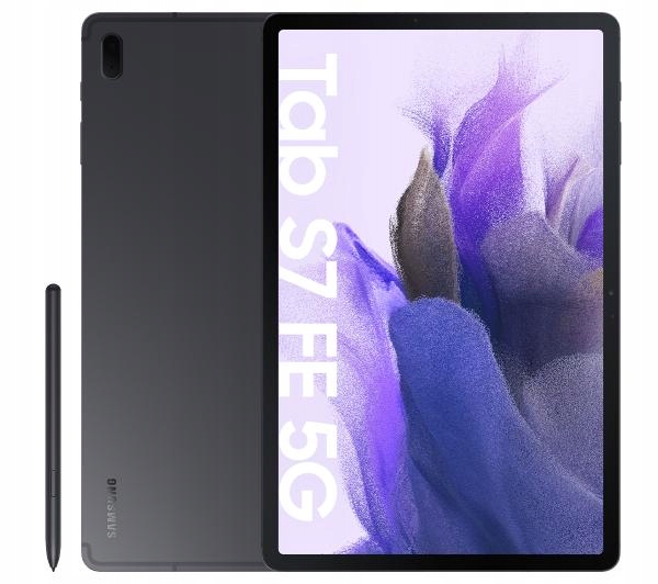 SAMSUNG GALAXY TAB S7 FE 5G SM-T736B 64GB CZARNY - 11864119717 ...