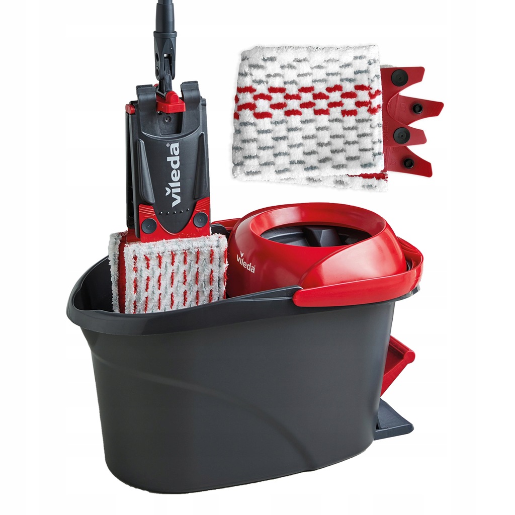 Ricarica Mocio Vilada Ricambi Panno Microfibra Per Mocio Vilada - 4 Pezzi 46x13.5cm - Per Ultramax/UltraMax Plus Vileda Ultramax