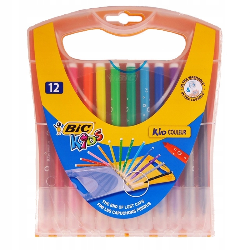 Flamastry BiC Kid Couleur 12 kolorów w pudełku