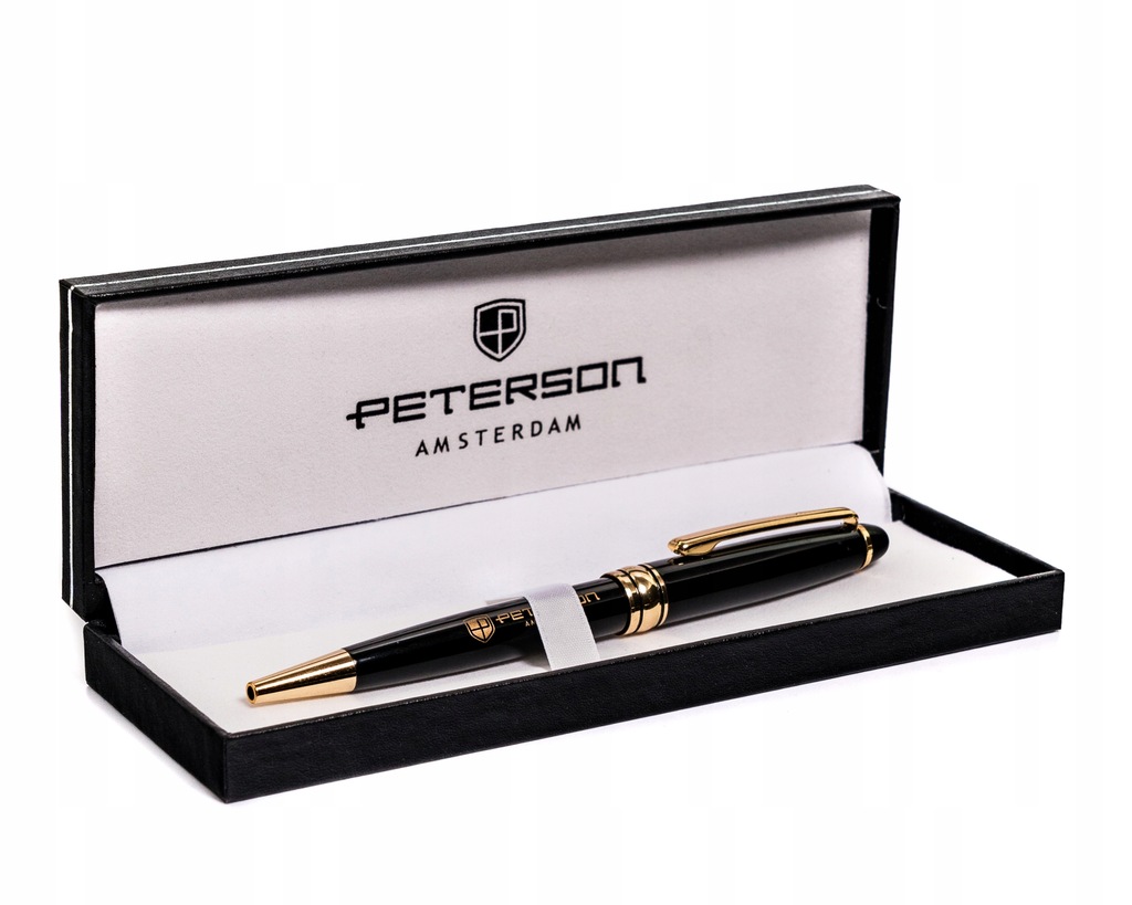 PETERSON długopis metalowy z GRAWEREM + pudełko prezent dla nauczyciela