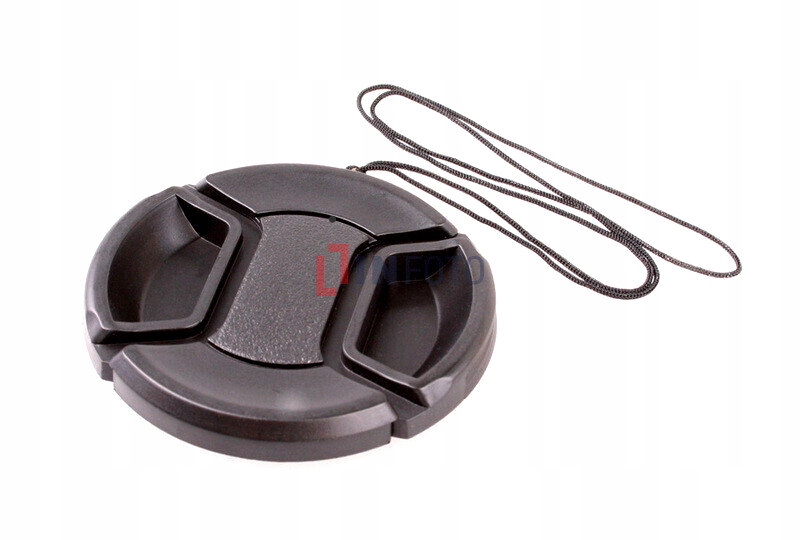 Dekielek na obiektyw snap-on ze smyczką 55 mm