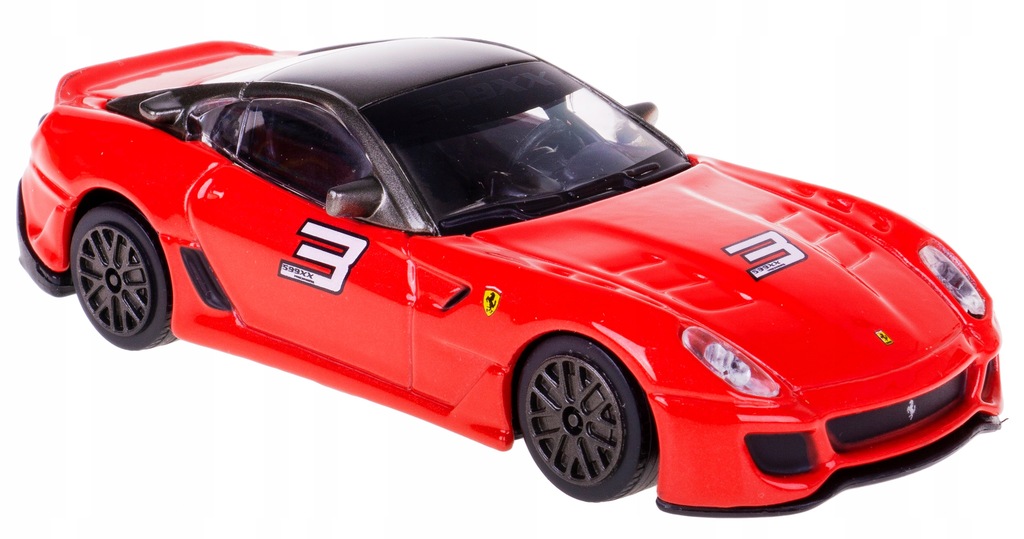 FERRARI 599XX MODEL METALOWY BBURAGO 1:43 CZERWONY