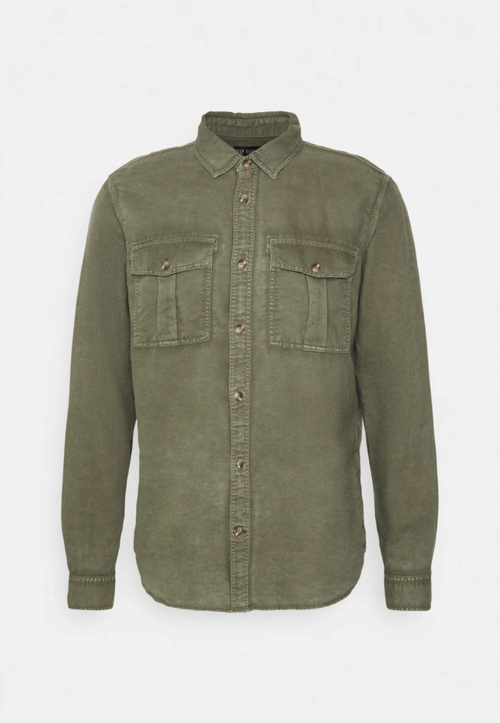 *_GAP UTILITY MĘSKA LNIANIA KOSZULA KHAKI L/XL_*