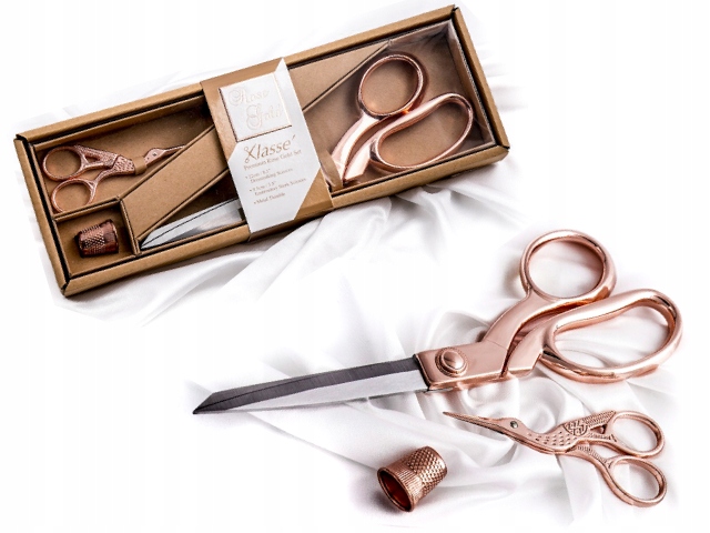 Profesjonalne NOŻYCZKI KRAWIECKIE 2 szt na PREZENT