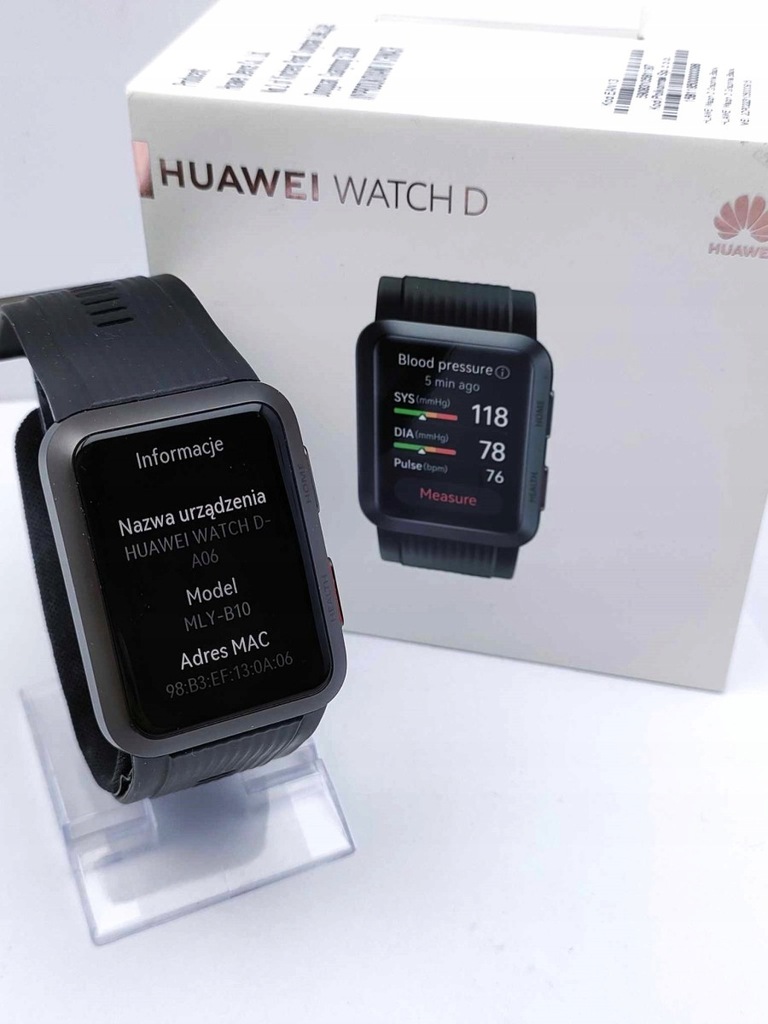 Smartwatch HUAWEI Watch D Czarny