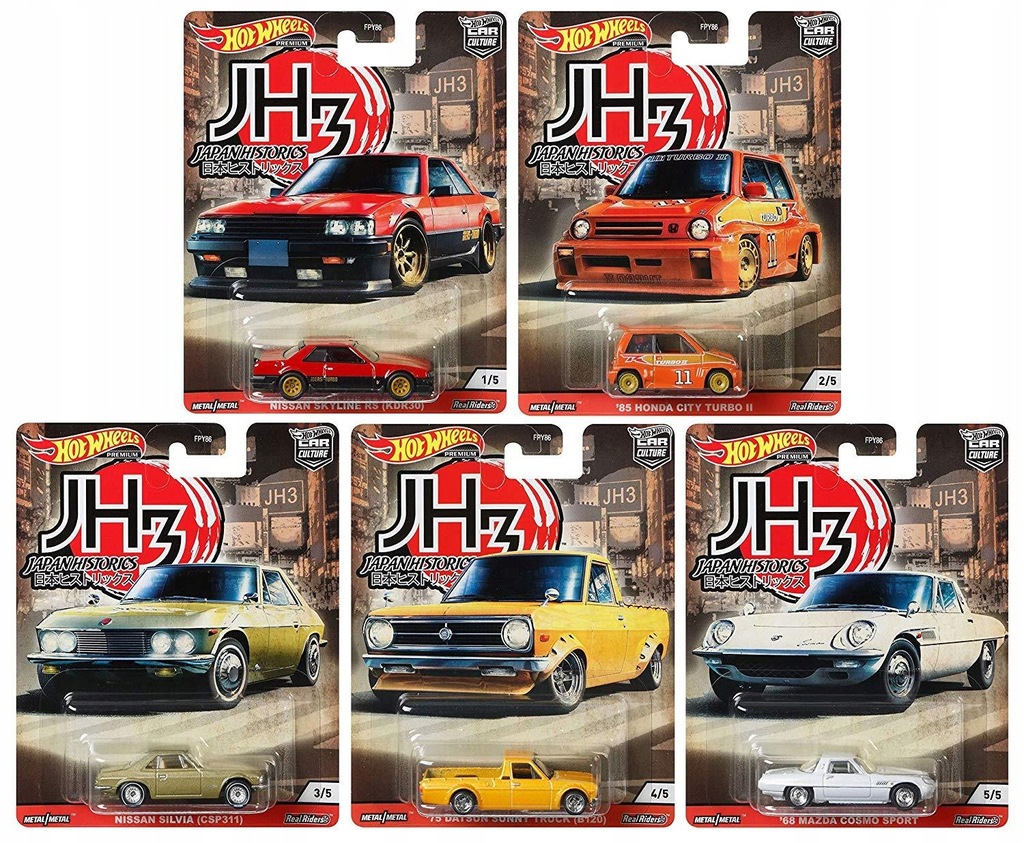 Hot Wheels Premium CAR CULTURE JAPAN HISTORICS SET