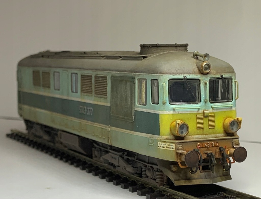 Lokomotywa ST43 RUMUN Z.T. Ostrów Wlkp. 1:87 H0