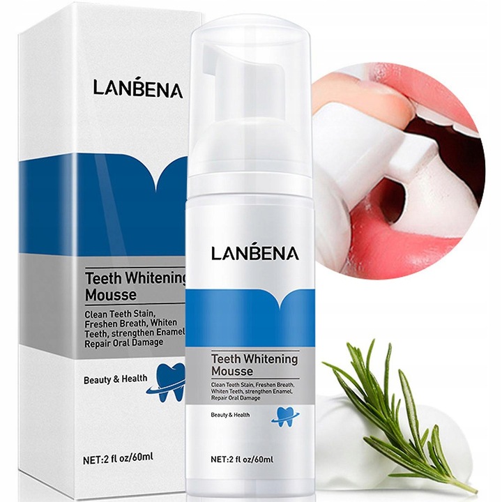 EELHOE Wybielająca Pasta Do Zębów Baking Soda 60ml 13775011727