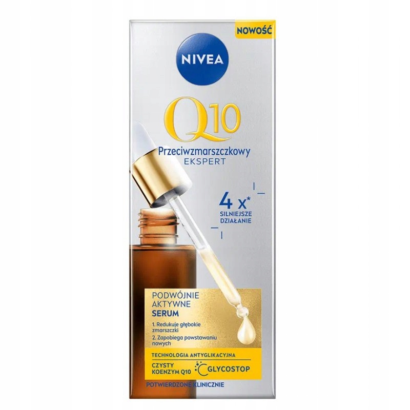 Nivea Q10 Przeciwzmarszczkowy Ekspert podwójnie aktywne serum do twarzy
