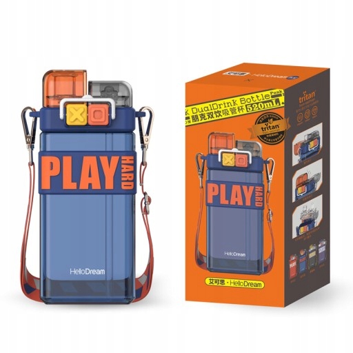 Oryginalna butelka na wodę PLAY bez BPA 520ml