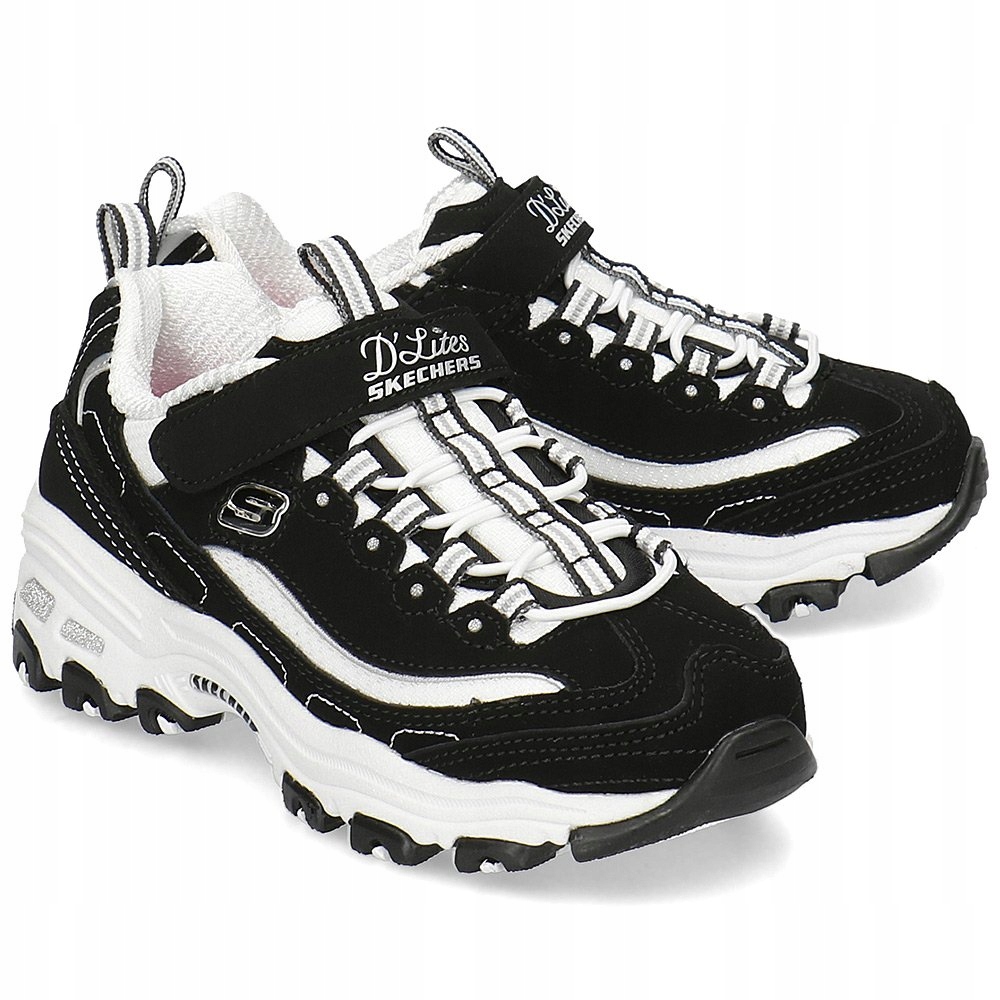 Skechers Crowd Appeal Dziecięce 80588L/BKW R.34