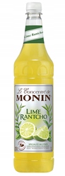Syrop limonkowy koncentrat Rantcho Lime Monin 1L