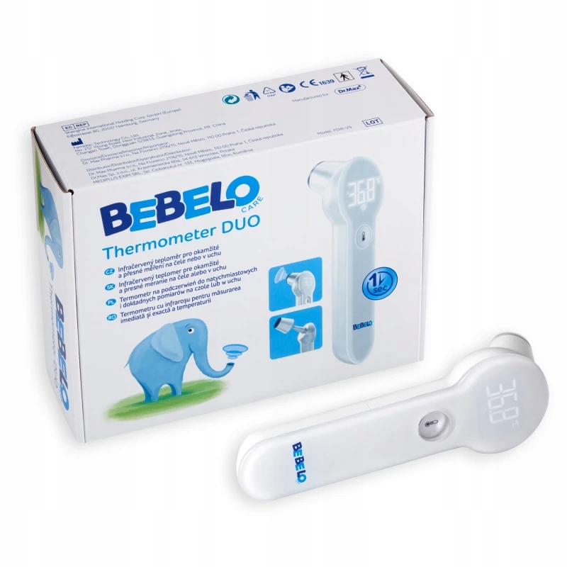 Termometr bezdotykowy Bebelo Core Thermometer DUO