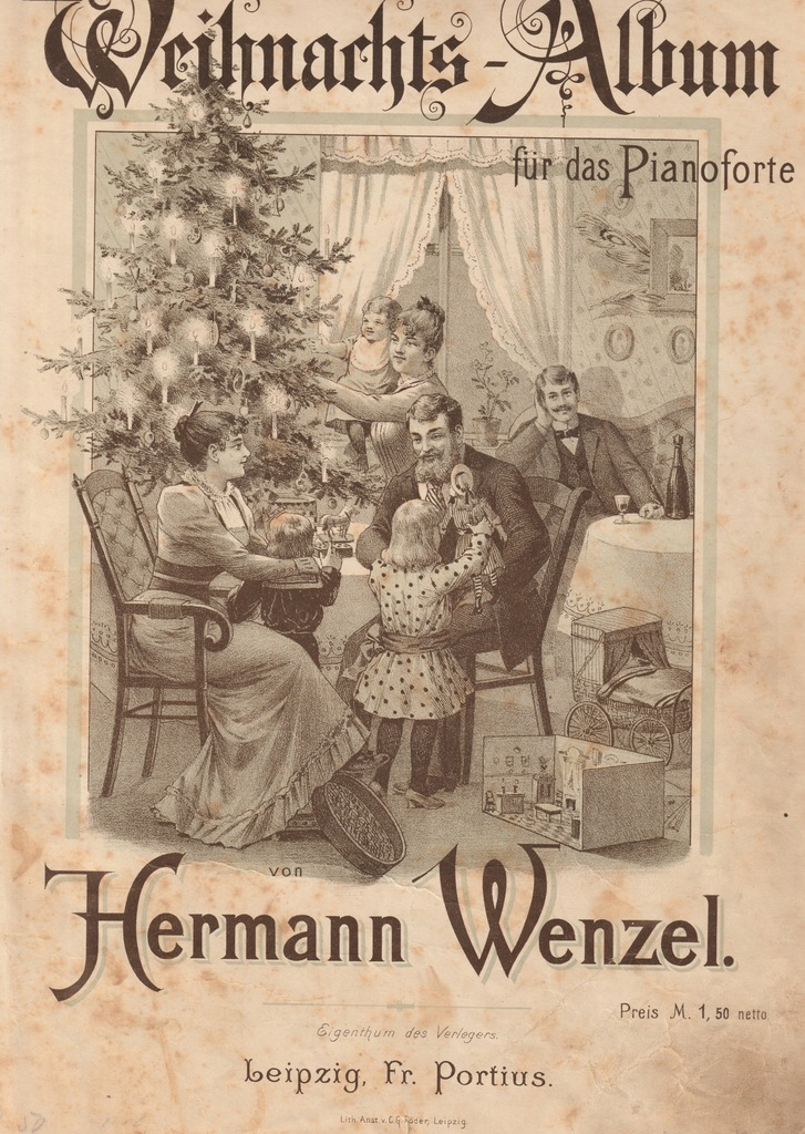 Dwie grafiki bożonarodzeniowe - XIX wiek