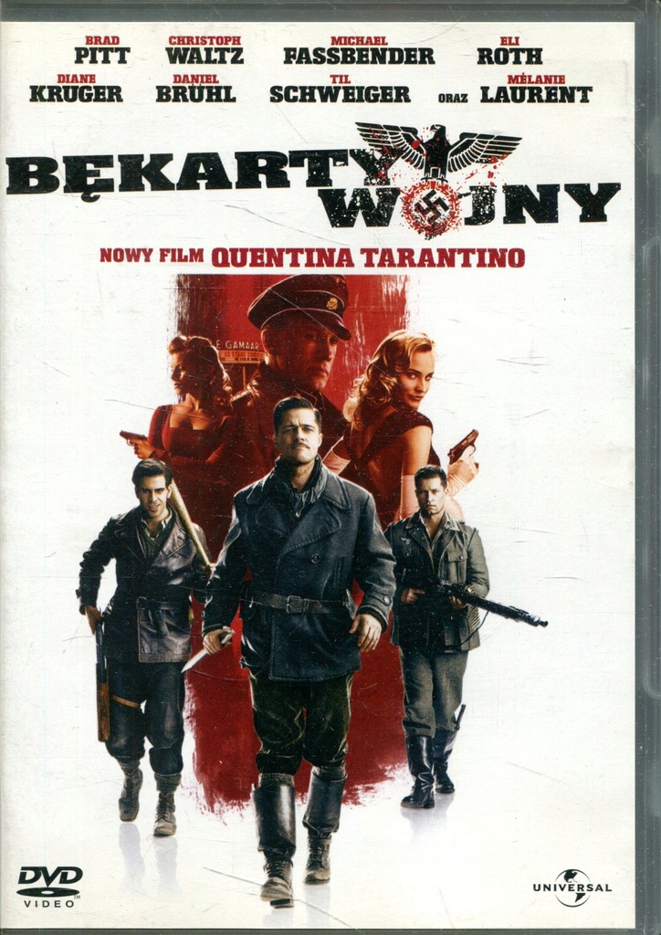 BĘKARTY WOJNY - QUENTIN TARANTINO - DVD