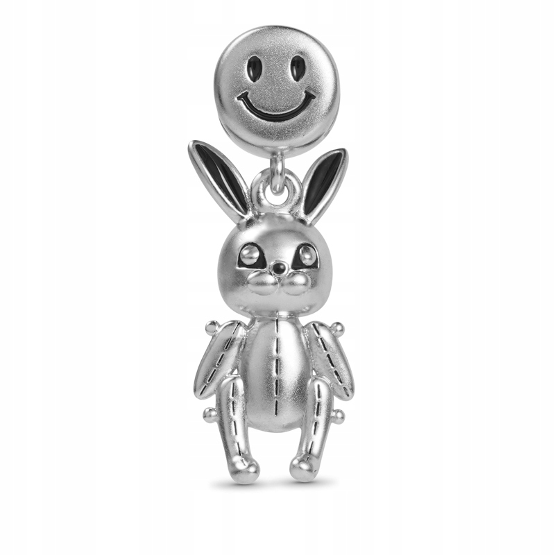 GNOCE - Zawieszka Smile Face Bead with Punk Rabbit