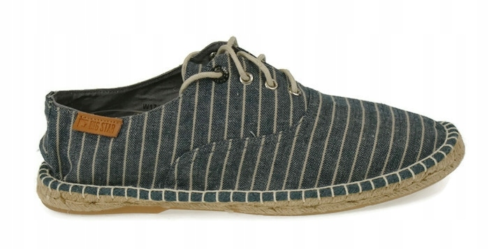 Espadryle Męskie Big Star W174097 NIEBIESKI 41