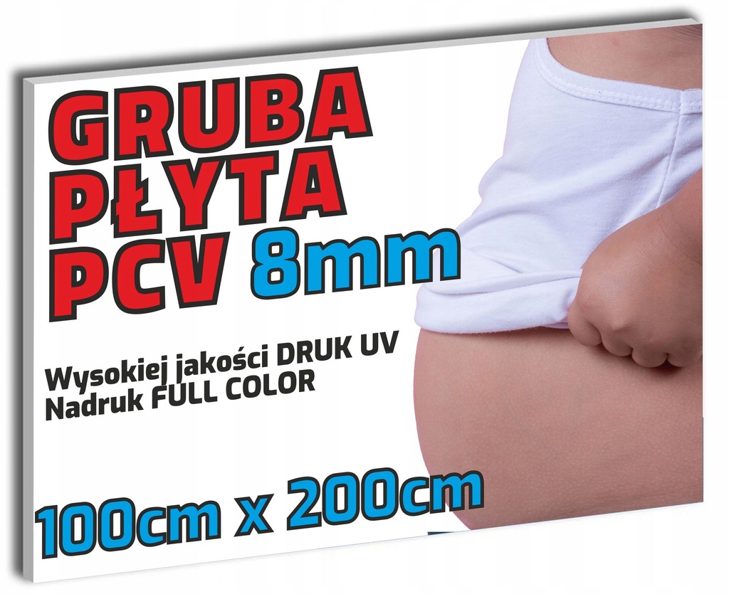 TABLICA REKLAMOWA Płyta PCV 8mm SZYLD 100x200 cm