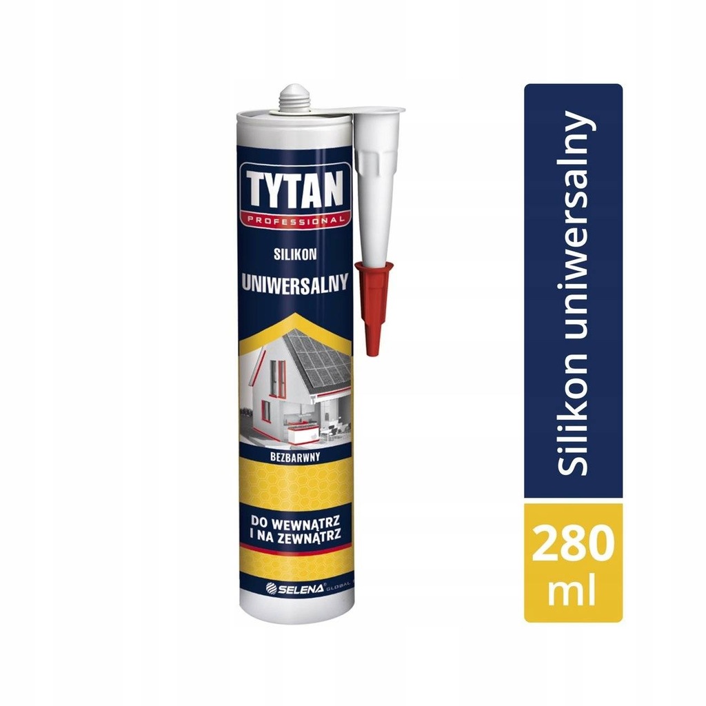 Silikon Tytan uniwersalny bezbarwny 280 ml