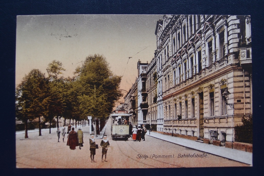 SŁUPSK/Stolp Bahnhofstrasse 1924r.