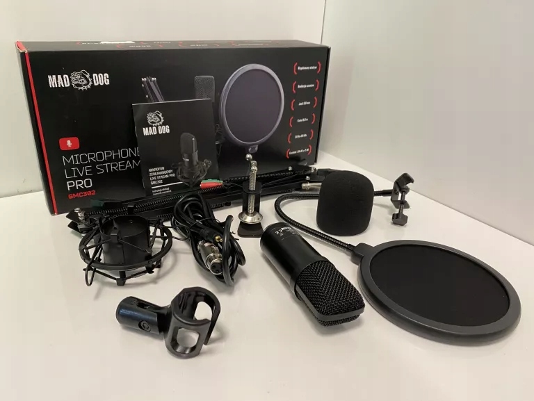 MIKROFON POJEMNOŚCIOWY MAD DOG PRO GMC302 PUDEŁKO
