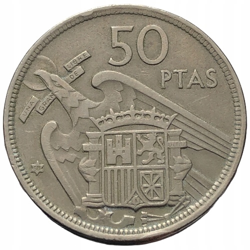 62377. Hiszpania - 50 peset - 1957r.