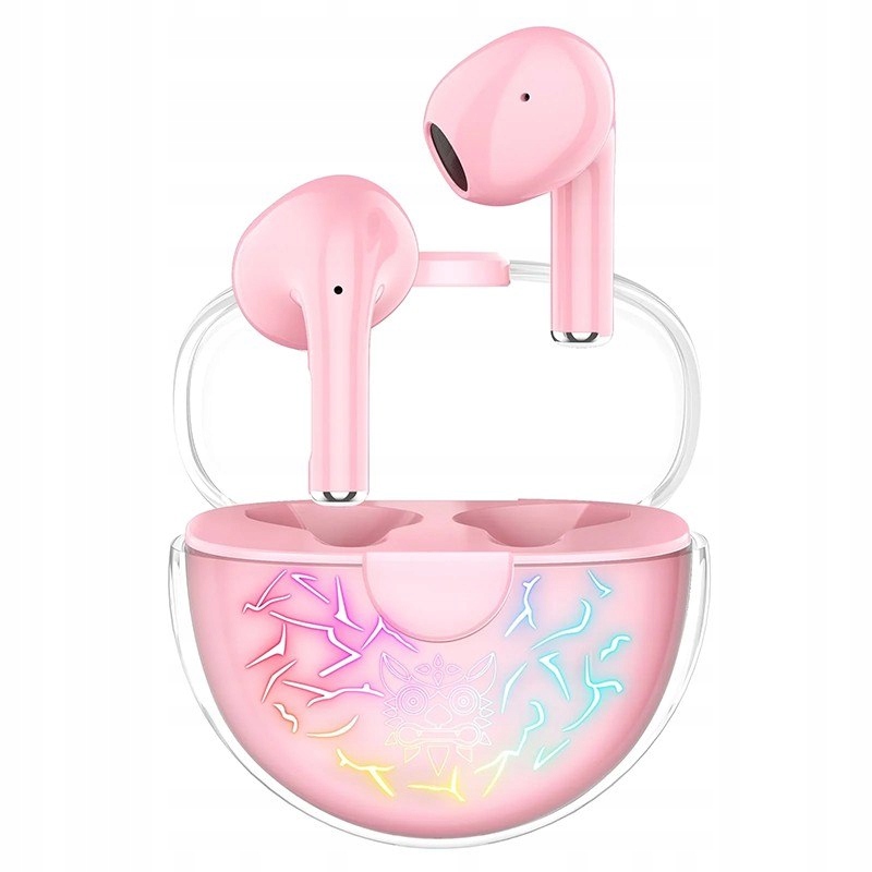 Słuchawki douszne gamingowe T35 różowe Onikuma