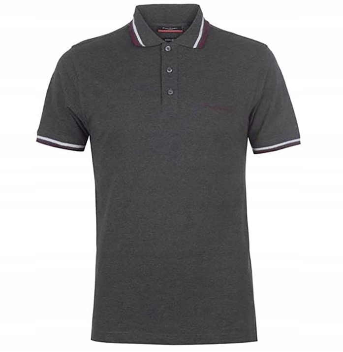 Pierre Cardin Koszulka Polo Polówka Szara XL