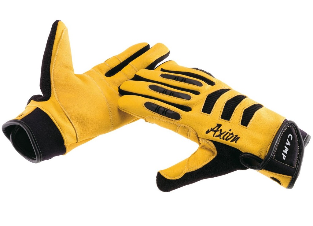 Rękawiczki CAMP Axion Żółte Rozmiar L 8 - od Ręki
