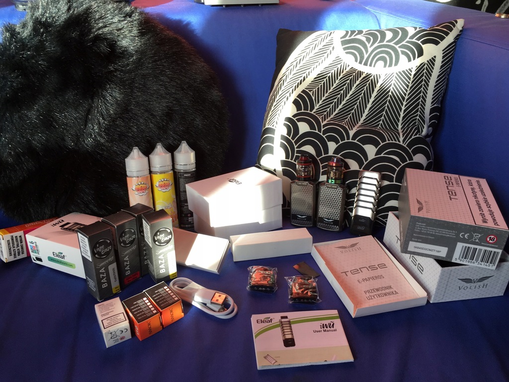 Volish TENSE Eleaf iWU Smok Mod Box e-papieros Pod