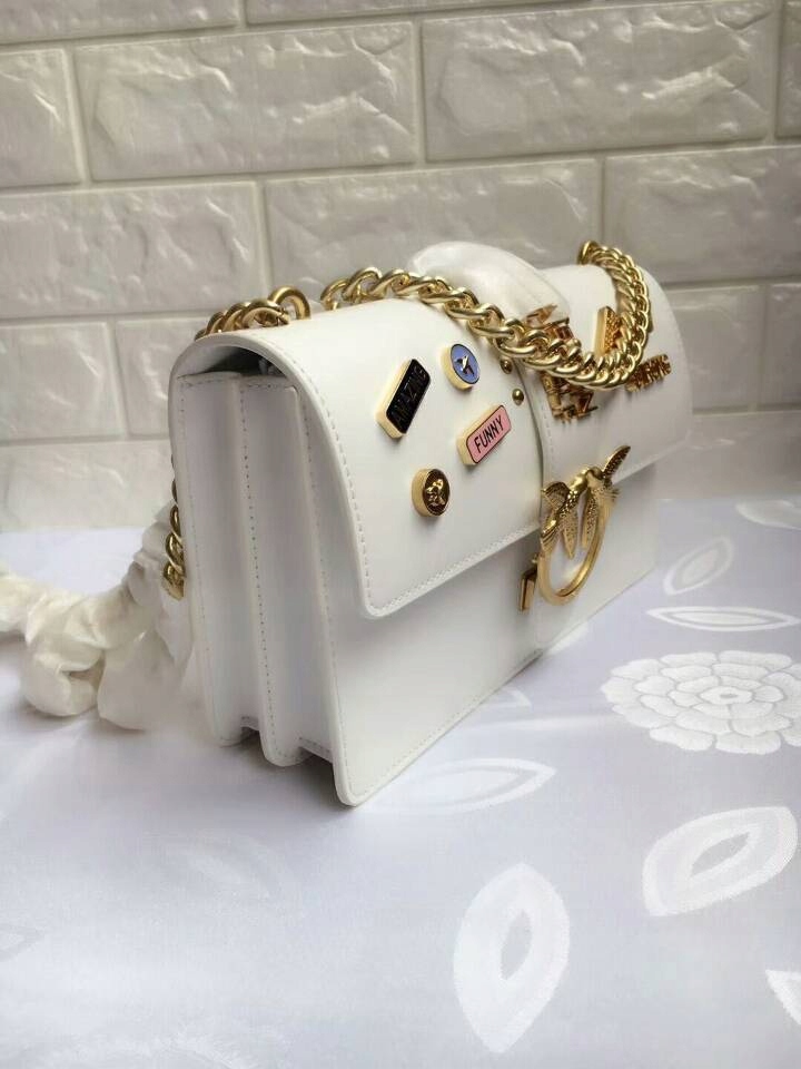 Pinko love bag pins tracolla 2018 white best sale